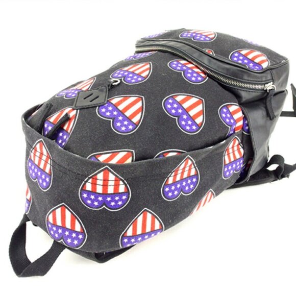 LOVE MOSCHINO Rucksk Heart Cambus ?~ Skin Authentic USED T7812 main image 4